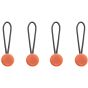 Paquete con 4 Conectores Peak Design de anclaje con correa (Color Naranja Ibis) 4PK-AN-FL-4