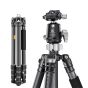 Tripie K&F Concept para Cámara X284C4+BH-36T Fibra de Carbono con Cabezal 360°