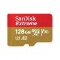 Tarjeta de Memoria SanDisk Micro SD 128 UHS-I U3 V30 A2 EXTREME 190MB/s