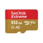 Tarjeta de Memoria SanDisk Micro SD 512 UHS-I U3 V30 A2 EXTREME 190 MB/s