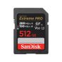 Tarjeta de Memoria SanDisk Extreme Pro SD 512 UHS-II U3 V60  EXTREME PRO 280MB/s 	