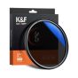 Filtro CPL K&F Concept 62mm Multicapa Azul - Serie Slim Classic (KF01.1438)