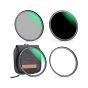 Kit de 3 Filtros Magnéticos K&F Concept Nano-X CPL + ND1000 + UV 82mm (SKU.1627)