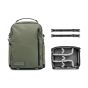 Backpack  WANDRD PRVKE ZIP 21Wasatch Green Photo Bundle V1