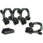 Hollyland Solidcom SE Pro-4S Sistema de Intercomunicación con 4 Headsets (1.9 GHz)