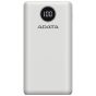 Cargador Portatil Digital Powerbank Adata P20000QCD Blanco