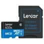 Memoria Lexar MicroSD 64GB 633x UHS-I