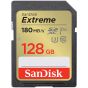 Memoria SanDisk SD 128GB UHS-I U3 V30 EXTREME PRO 180 MB/s
