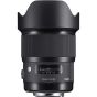 Lente Sigma 20mm F/1.4 DG HSM Art  P/Canon