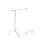 Tripie C-Stand Godox Soporte en C de 8.8 pies con Brazo de 50