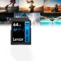 Memoria Lexar 64GB 800X SDXC/UHS-I U3 Clase 10