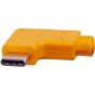 Cable adaptador Tether Tools en ángulo recto USB 3.0 tipo A a C TetherPro de 20" (50cm)