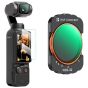 Filtro Magnético K&F Concept VND2-32 de la serie NANO-X con revestimiento verde para DJI Osmo Pocket 3 (de 1 a 5 pasos)
