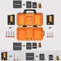 Mini Estuche Rígido K&F Concept con 16 ranuras para tarjetas de memoria y baterías para cámaras