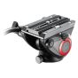 Tripie Manfrotto MVK500190XV Cabezal de Video Fluido de Base Plana