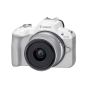Cámara Canon EOS R50 Blanca RF-S 18-45mm F4.5-6.3 IS STM (White)