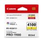Cartucho Canon de Tinta PFI-4100 Y  Para PRO-1100