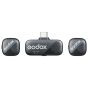 Sistema de micrófono inalámbrico Godox CUBE-SC-KIT-2  con conector USB-C para dispositivos
