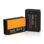 Kit de 2 Baterías K&F Concept de repuesto LP-E17, cargador dual micro USB para cámara Canon EOS RP