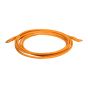 Cable USB-C TetherPro Optima de Tether Tools (3 m, naranja de alta visibilidad, ángulo recto)