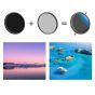 Filtro ND Variable+CPL K&F Concept 77mm ND2-32&CPL 18 Capas de Recubrimiento Multicapa Serie Nano-C