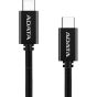 Cable Adata USB-C a USB-C 100cm Negro CACC-100PN-BK