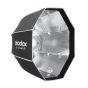 Softbox Octagonal Godox Tipo Sombrilla UL-BOX-OCTA-60cm con Grid - Montura Bowens