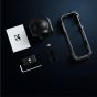 Jaula de Aluminio K&F Concept para Insta360 X5 Antiviento Color Negro (KF31.182)