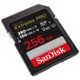 Memoria SanDisk SD 256GB UHS-II U3 V60 EXTREME PRO 280 MB/s