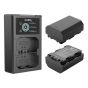 Kit de 2 Baterías NP-FZ100 y Cargador Dual SmallRig 3824B, 2040mAh / 14.69Wh