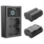 Kit de 2 Baterías NP-W235 y Cargador Dual SmallRig 3822, 2040mAh / 14.69Wh