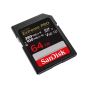 Memoria SanDisk SD 64GB UHS-II U3 V60 EXTREME PRO 280 MB/s