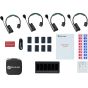 Hollyland Solidcom SE Pro-4S Sistema de Intercomunicación con 4 Headsets (1.9 GHz)