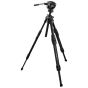 Kit Tripie Manfrotto MKONEA-500X Aluminio C/ Cabezal Fluido 500X Y Sistema Xchance (NEGRO)