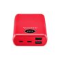 Cargador Portatil Digital Powerbank Adata P20000QCD Rojo