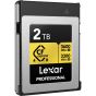 Memoria Lexar 2TB CFexpress Type B 3600 MB/s write 3300 MB/s read Professional Card Gold