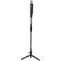 Monopié modular Sirui SVM-145P de fibra de carbono con ajuste rápido y base de 3 patas con pedal
