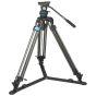 Kit de tripie de vídeo de media copa Sirui SQ75 de 75 mm con cabezal fluido S5X