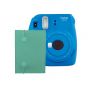 Cámara Instax Mini 9 Kit azul cobalto más acordeón