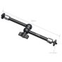 Brazo Articulado SmallRig con Roseta 9,5" de largo (2066B) para Monitor Cap. 1.5 Kg