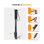 Monopie para cámara K&F Concept de 63'' de aluminio de 5 secciones de altura 