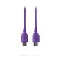 Cable Rode SC22 Purple USB-C a USB-C de 30 cm. para conectar micrófonos USB-C a computadoras