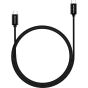 Cable Adata USB-C a USB-C 100cm Negro CACC-100PN-BK