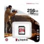 Tarjeta De Memoria Kingston SD 256GB UHS-II U3 V90 300 MB/s
