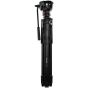 Kit Tripie Manfrotto MKONEA-500X Aluminio C/ Cabezal Fluido 500X Y Sistema Xchance (NEGRO)