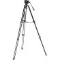 Tripie para Video MANFROTTO MVK500XAM Aluminio con Cabezal Fluido 500X (NEGRO)