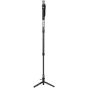 Monopié modular Sirui SVM-145P de fibra de carbono con ajuste rápido y base de 3 patas con pedal