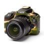 Funda protectora Easycover camuflaje para cámara fotográfica Canon 200D / SL2