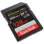 Tarjeta De Memoria SanDisk SD 128GB UHS-I U3 V30 EXTREME PRO 200 MB/s