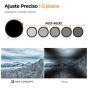 Filtro ND variable K&F Concept 67 mm Black Mist 1/4" Serie NANO-X  con ND2-ND32 (1-5 pasos)